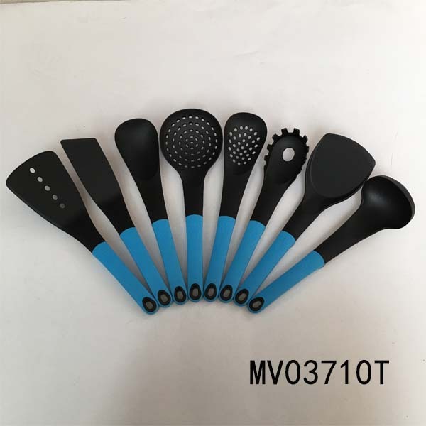 8PCS NYLON KITCHEN TOOLS SETS with TPR Handle TC
