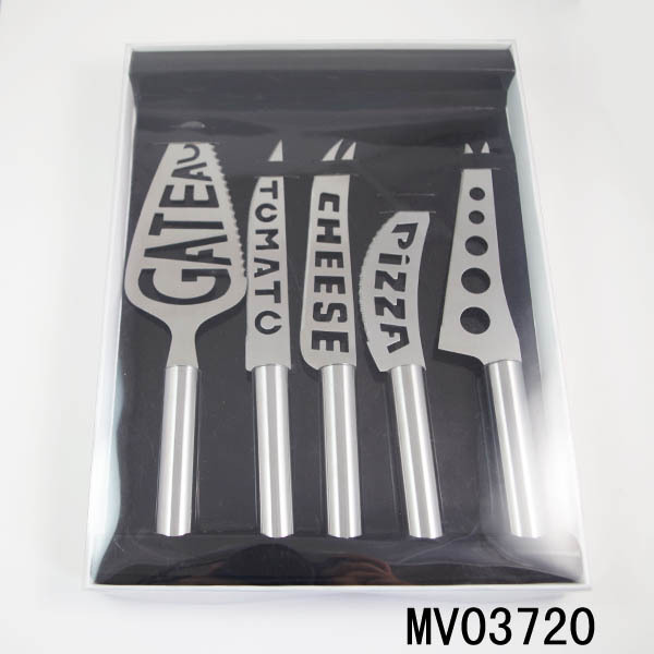 5PCS CHEESE KNIFE in Window Box