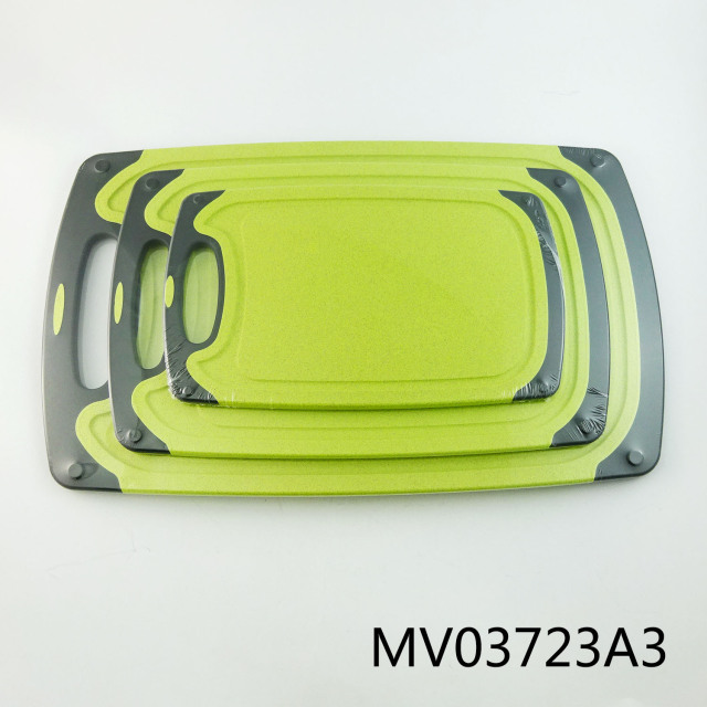 3PCS PLASTIC CUTTING BOARD