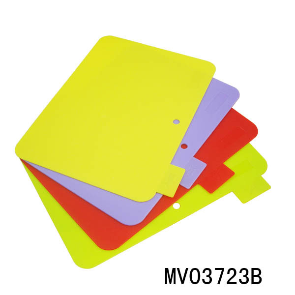 4PCS PLASTIC CUTTING BOARD FLEXIBLE