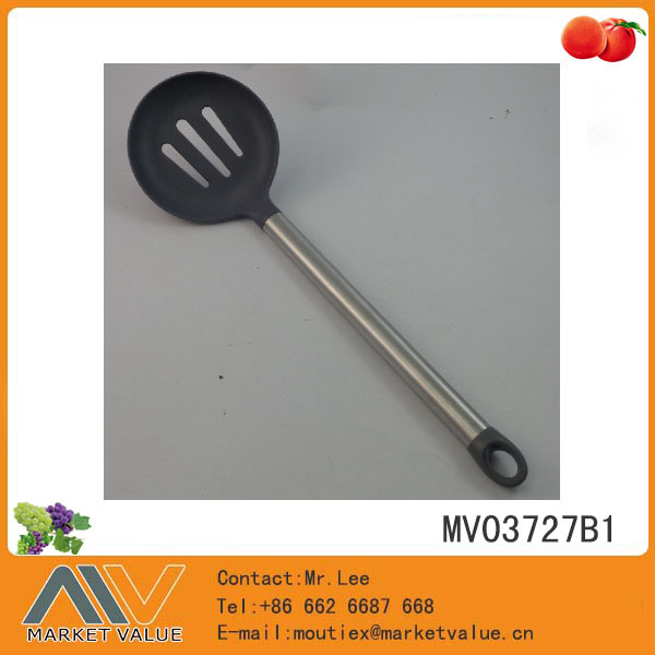 SILICON KITCHEN TOOLS with SS TUBE Handle STRAINER TC