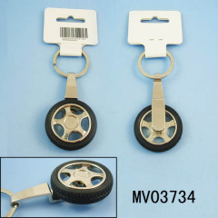 TIRE KEY CHAIN IN POLY BAG