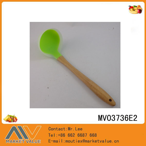 BAMBOO Handle PP with SILICONE SOUP TC