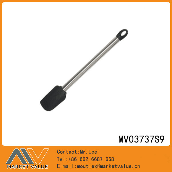 SILICONE BUTTER SAPTULA W STEEL Handle