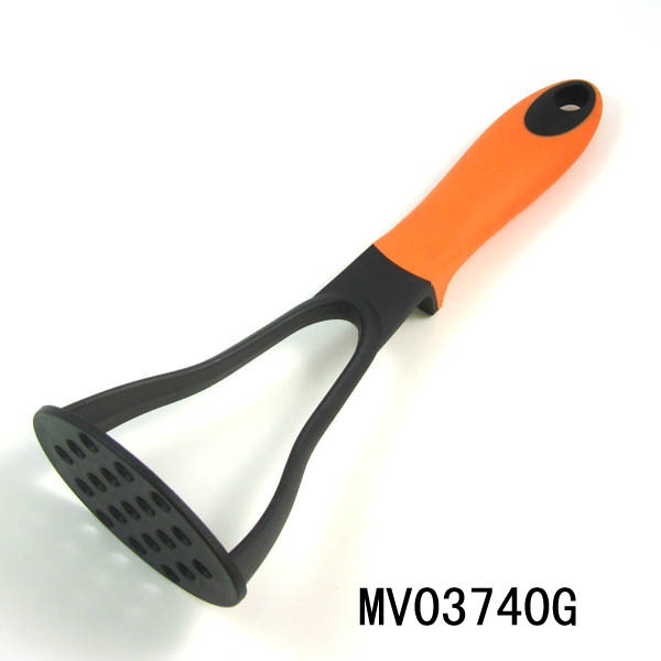 NYLON POTATO PRESS KITCHEN TOOLS with RUBBER Handle TC