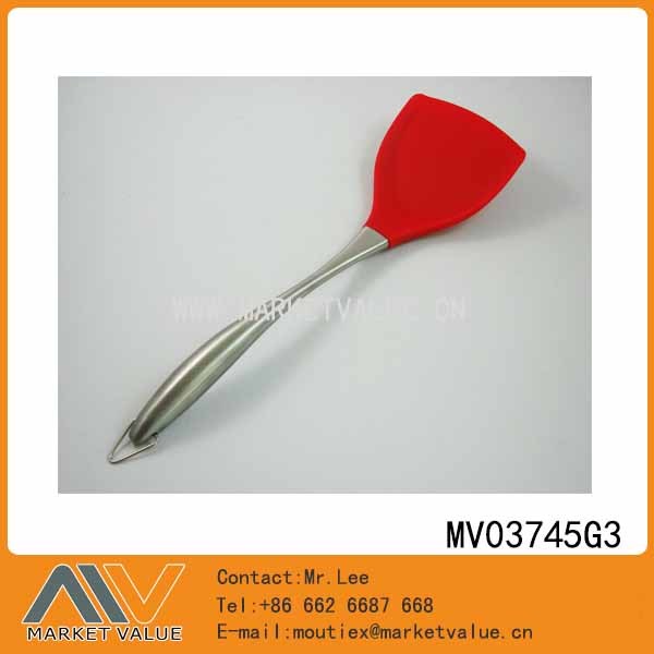 SILICONE CHINESE TURNER with SS HOLLOW Handle TC