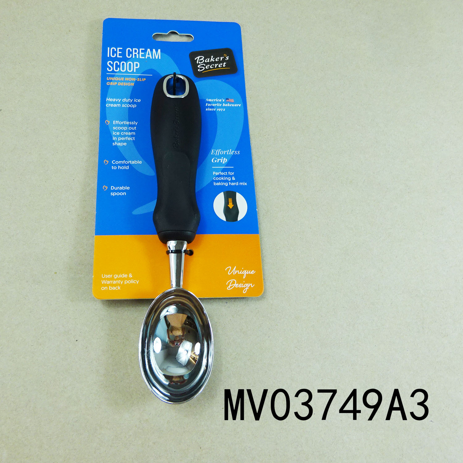 ICE-CREAM SPOON with TPR Handle TC