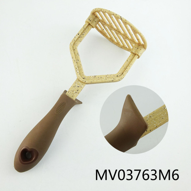 RUBBER Handle NYLON KITCHEN TOOLS POTATO PRESS TC style 3