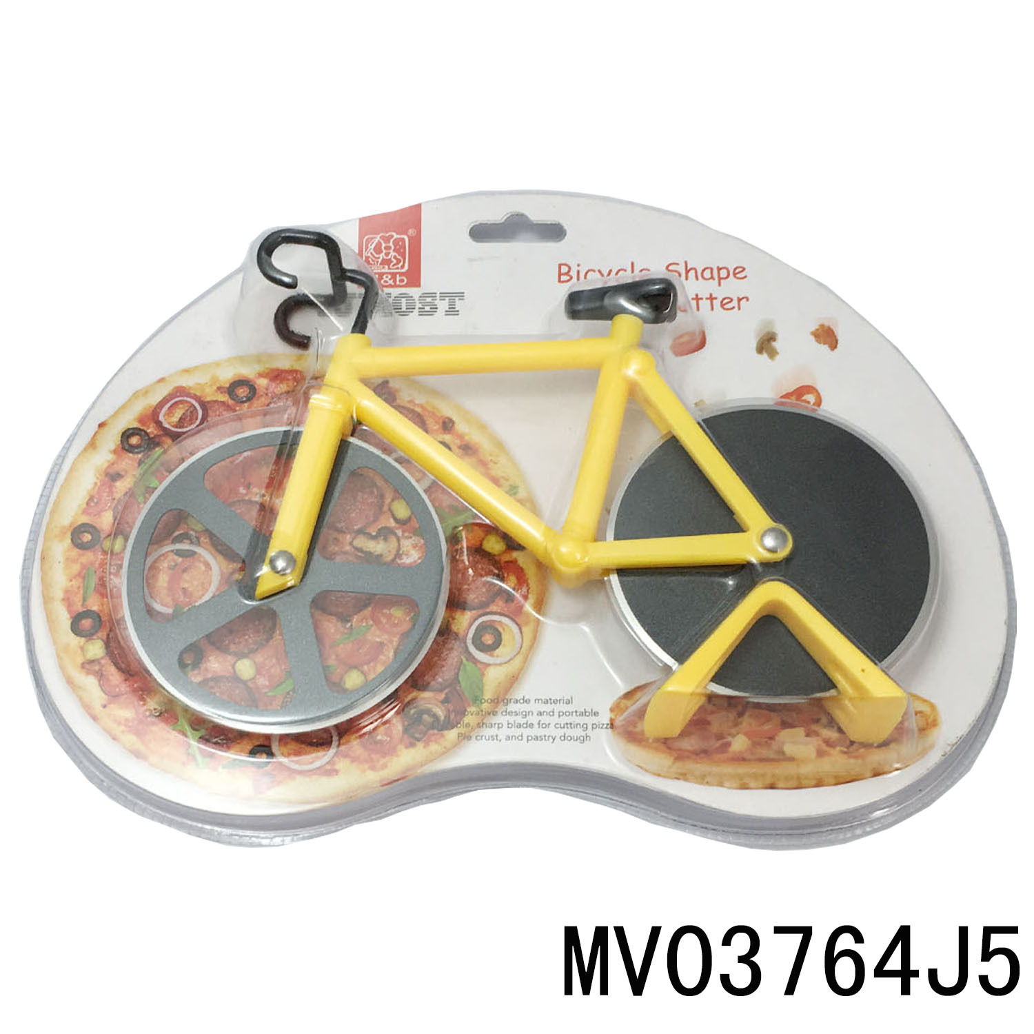 BICYCLE SHAPE PIZZA CUTTER