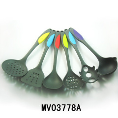6PCS RUBBER Handle NYLON KITCHEN TOOLS TC style 5