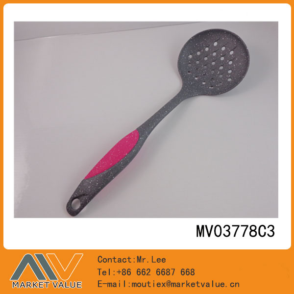 RUBBER Handle NYLON KITCHEN TOOLS STRAINER TC
