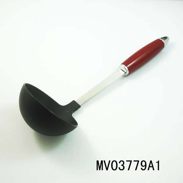 PLASTIC Handle SS NYLON KITCHEN TOOLSS OUP SPOON TC