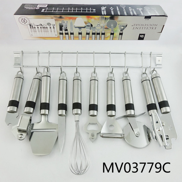 9PCS KITCHEN TOOLS with SS Handle in CB