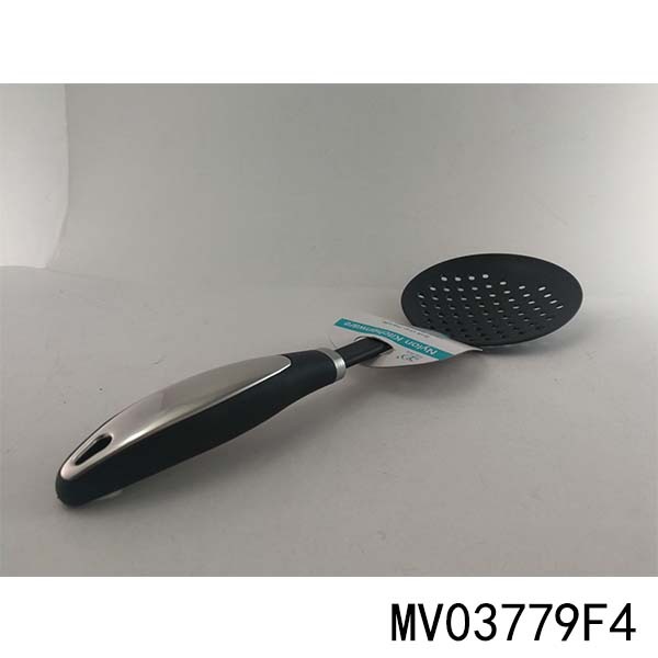 TPR Handle SS NYLON KITCHEN TOOLS STRAINER TC