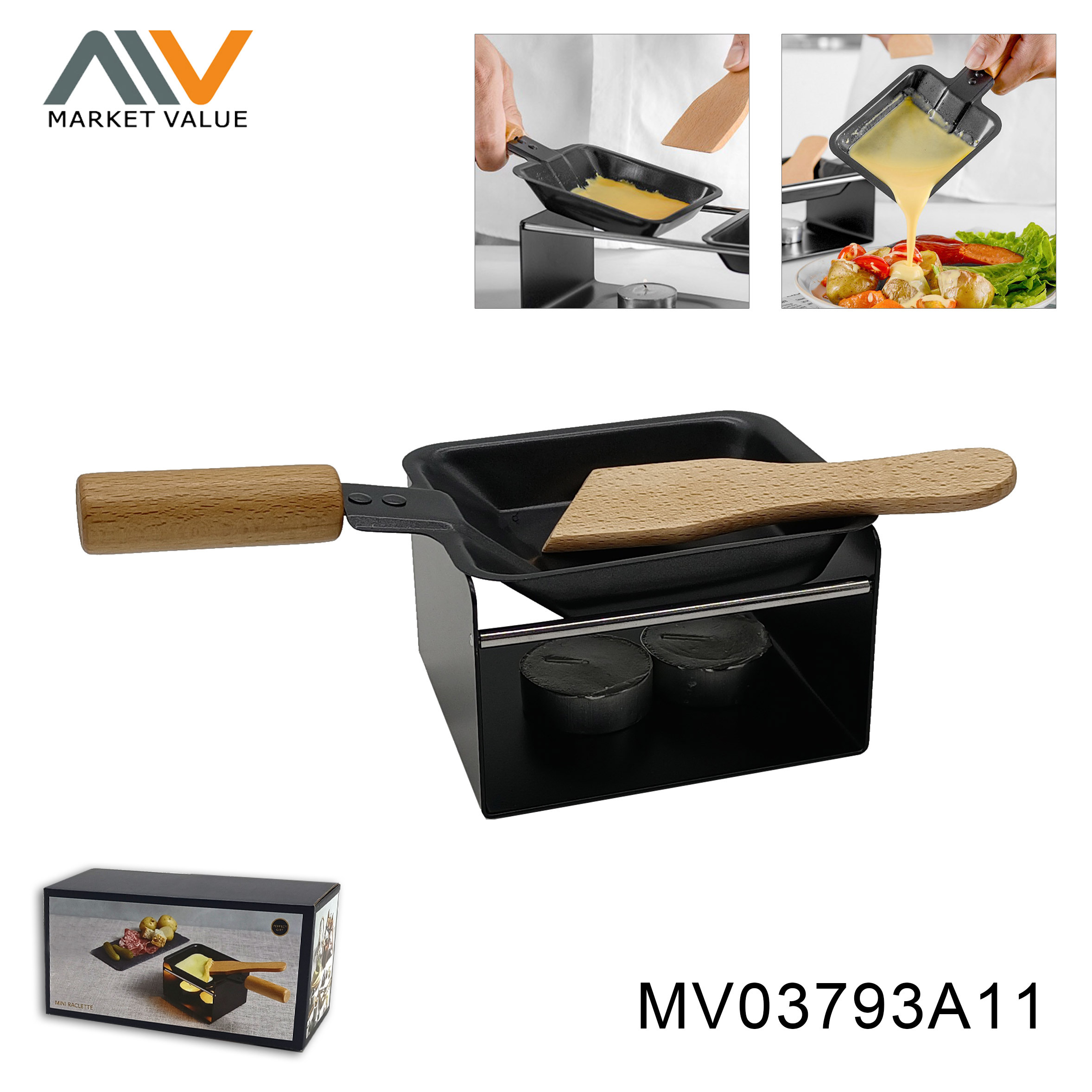 5 PCS 3 IN 1 FONDUE SET in CB