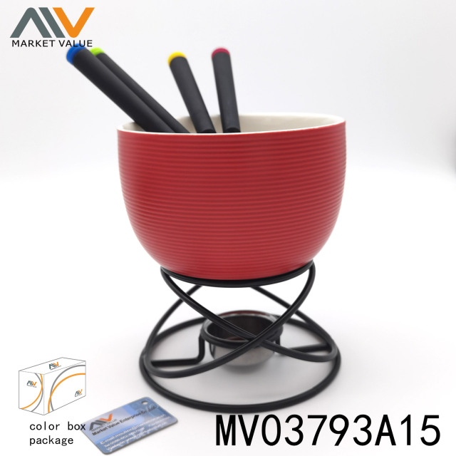 7PCS CHOCOLATE FONDUE SET in CB style 3