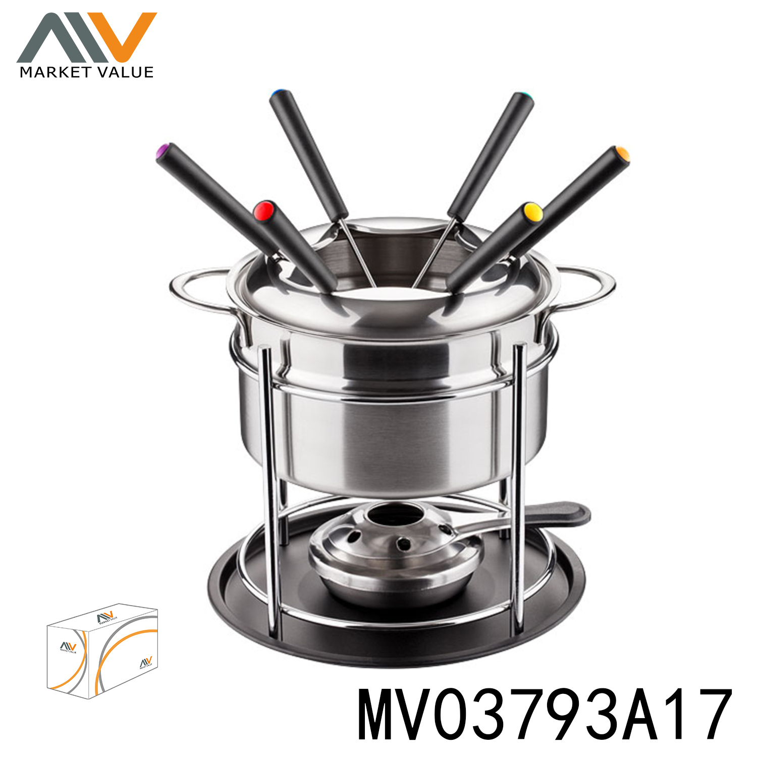 SETS OF 10PCS FONDUE SET in CB
