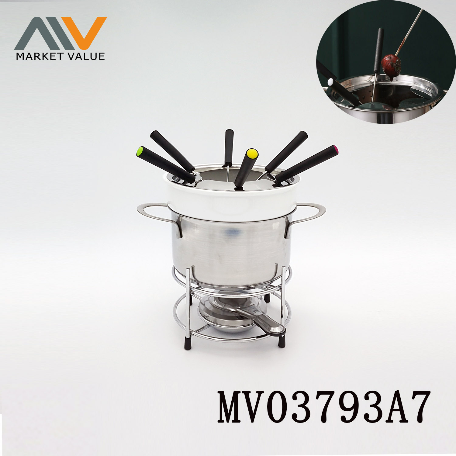 10PCS FONDUE SET IN COLOX BOX