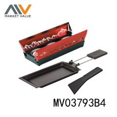6PCS HEAT CHEESE SET Raclette Set Style 3