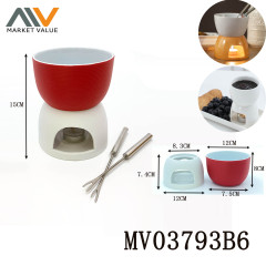 5 PIECES CHOCOLATE FONDUE SET CB