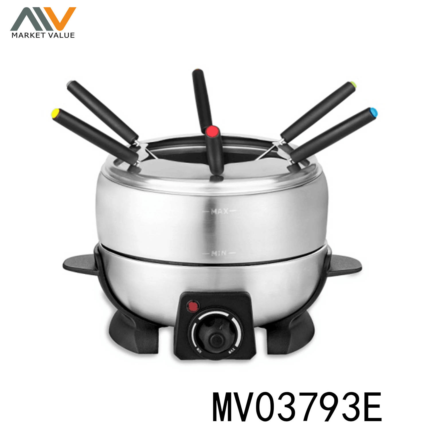 Electric Fondue Pot with 6pcs Fork CB