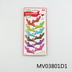 SETS OF 12PCS SILICON ANTLER DRINK MARKERS