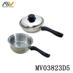 2 Piece Stainless Steel Cooking Pot with lid TAG