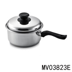 3.5QT SS SAUCEPAN with LID WHITE BOX
