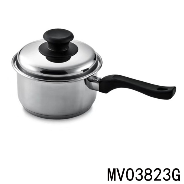 1.5QT SS SAUCEPAN with LID WHITE BOX