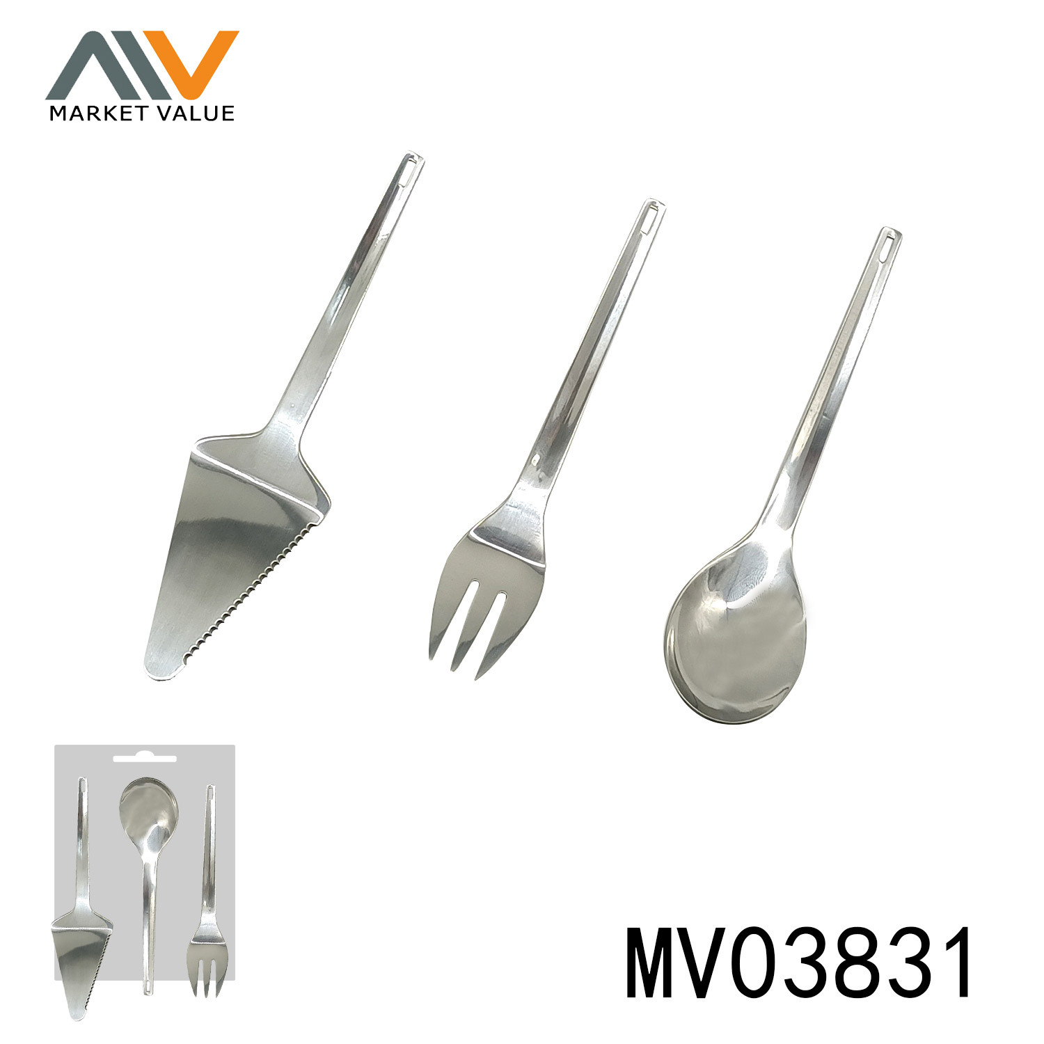 SET of 3 PC 430 Stainless Steel Cutlery TC