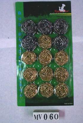 10PCS COPPER SCOURER and 5PCS STEEL SCOURER