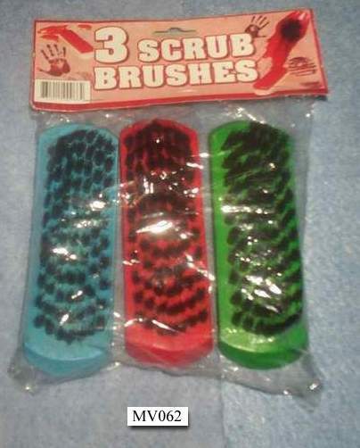 CLEANING BRUSH 3PCS WOODEN