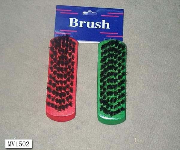 2PCS SHOES CLEANING BRUSH in PVC BAG with HAEDCARD