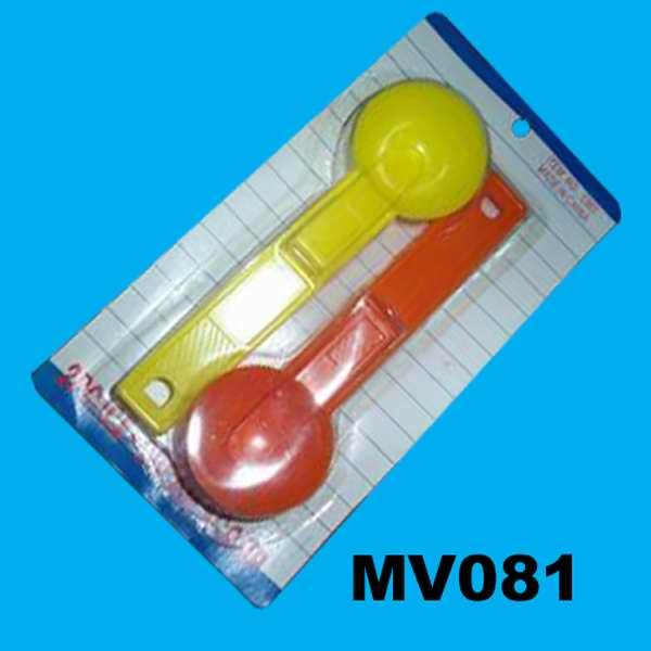 2PCS PLASTIC ICE CREAM SPOON