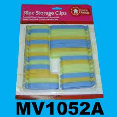 30PCS STORAGE CLIP MIX CLOUR