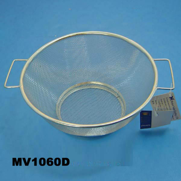 22CM SS NET BASKET with Handle TAG CARD