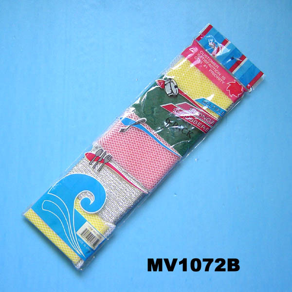 6PCS SPONGE SCOURER