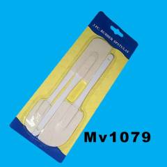 3PC RUBBER SPATULAS
