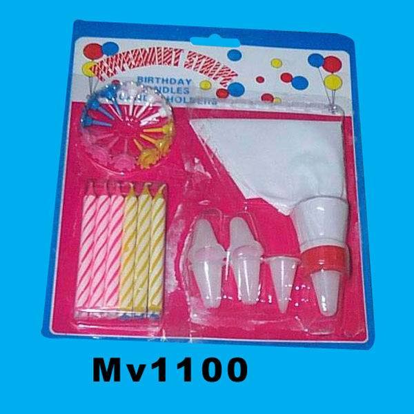 12PCS BIRTHDAY Cand le SET style 2