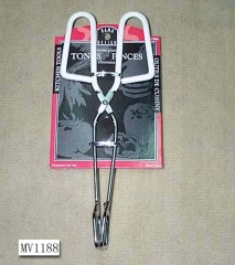 10in FOOD TONGS with PVC COATED Handle TC