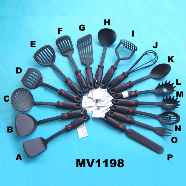 NYLON KITCHEN TOOL with PLASTIC Handle style 3
