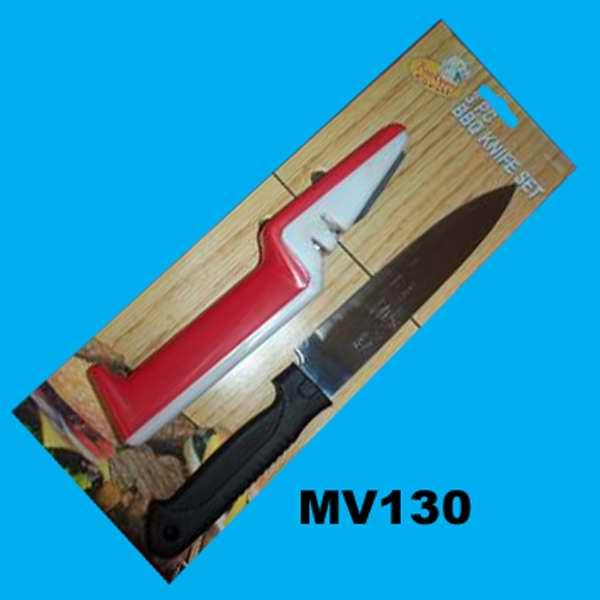 SHARPENER and 6in KNIFE