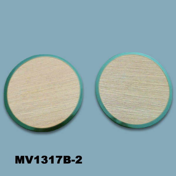 2PCS BIRCH WOODEN CUP CUSHION