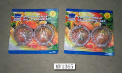 2PCS SEA SHELL SALT and PEPPER BOTTLE
