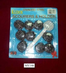 9PCS SCOURER and HOLDER
