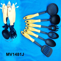 6PCS NYLON KITCHEN TOOLS with KITCHEN RACK