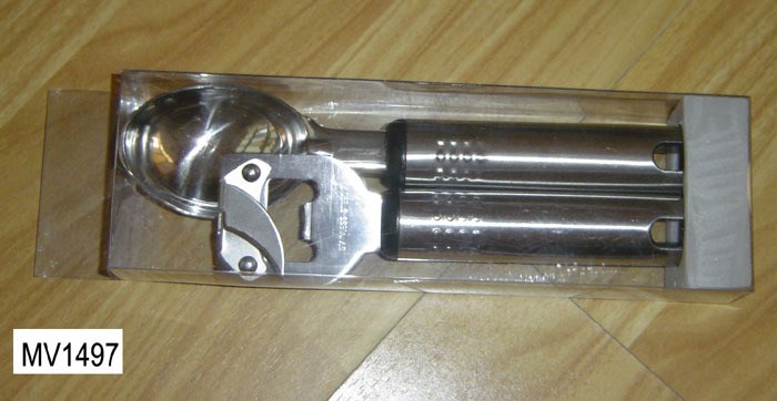 2PCS KITCHEN TOOLSINCREAM SPOON with CAN OPENER in PVC BOX