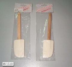 SPATULA RUBBER WOODEN Handle