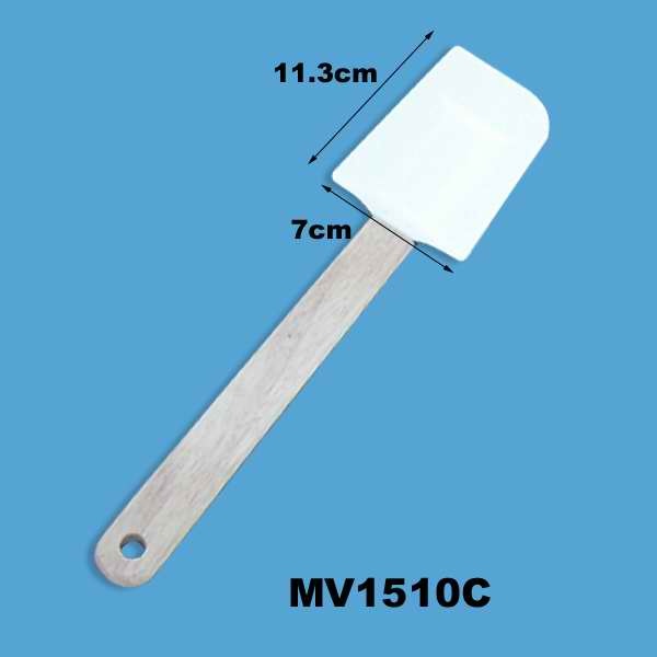 SPATULA SILICONE WOODEN Handle style 3