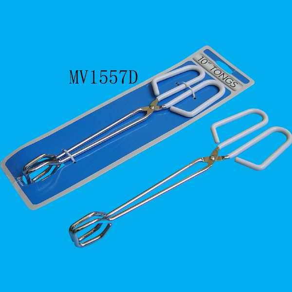 10in FOOD TONG TAG CARD